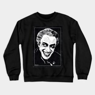 THE MAN WHO LAUGHS (Black and White) Crewneck Sweatshirt